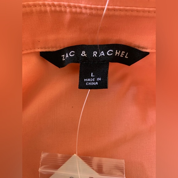 Zac & Rachel Peach Button-Down Shirt - Picture 7 of 13